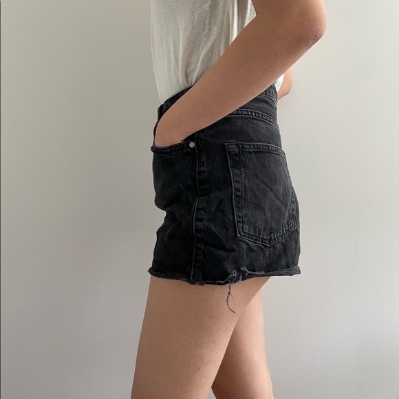 Topshop Mom Denim Shorts - Picture 2 of 5